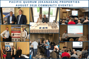 Pictures from PQ Okanagan's 2018 Community Events