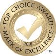 2018 Top Choice Award logo for Vancouver's Top Property Management company in 2018
